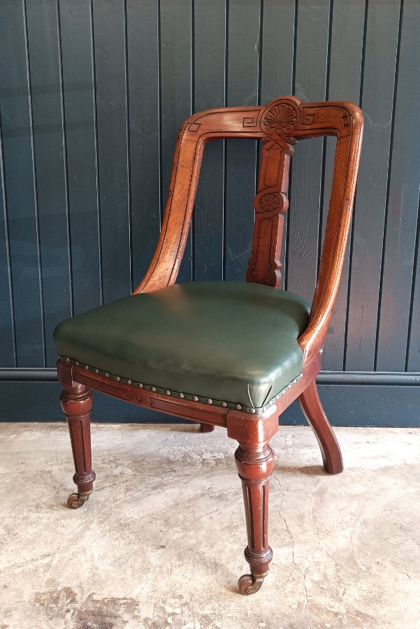 A Superb Mahogany Victorian Library Desk Chair (11).jpg